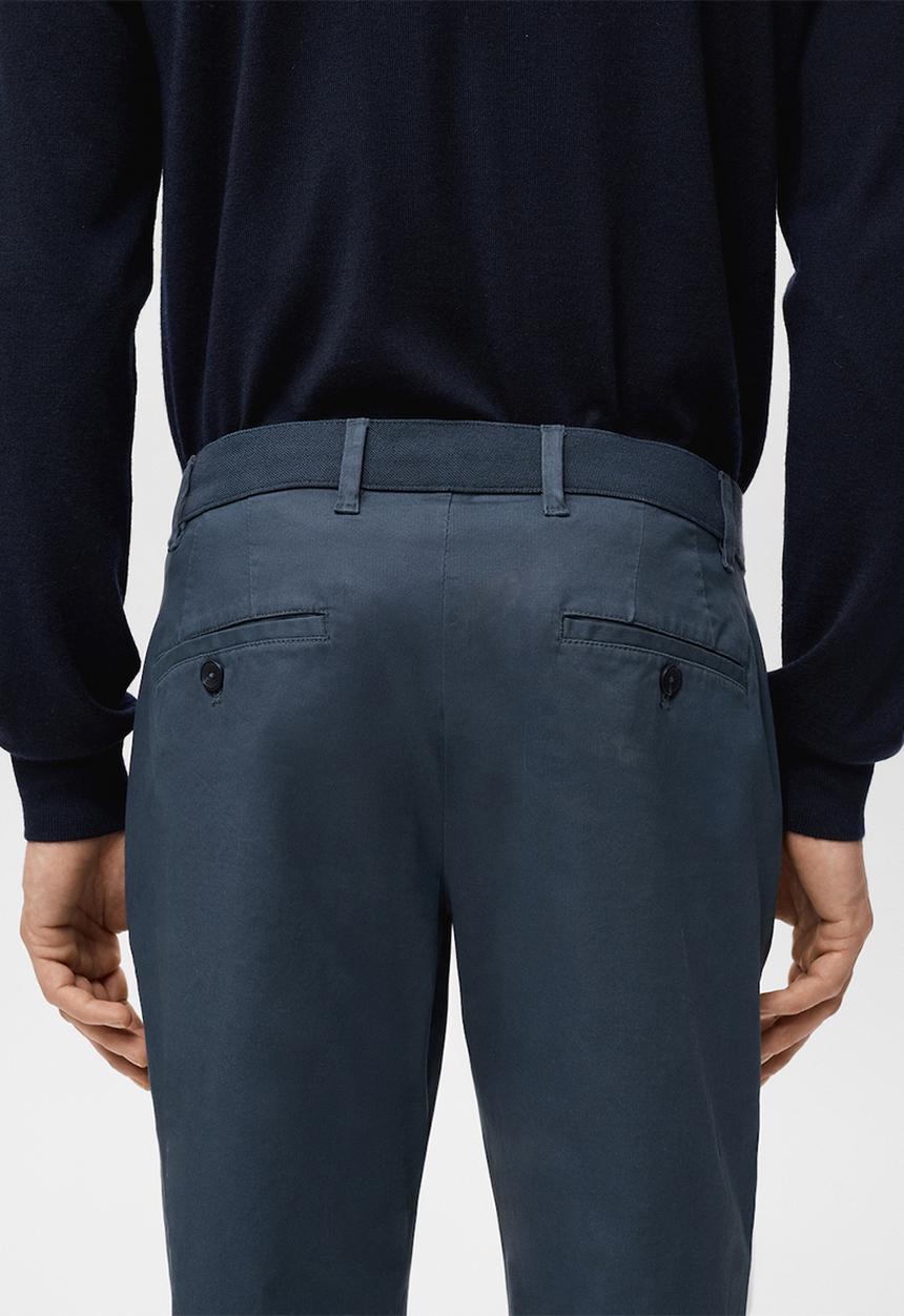 MANGO - Trousers Prato - Medium Blue