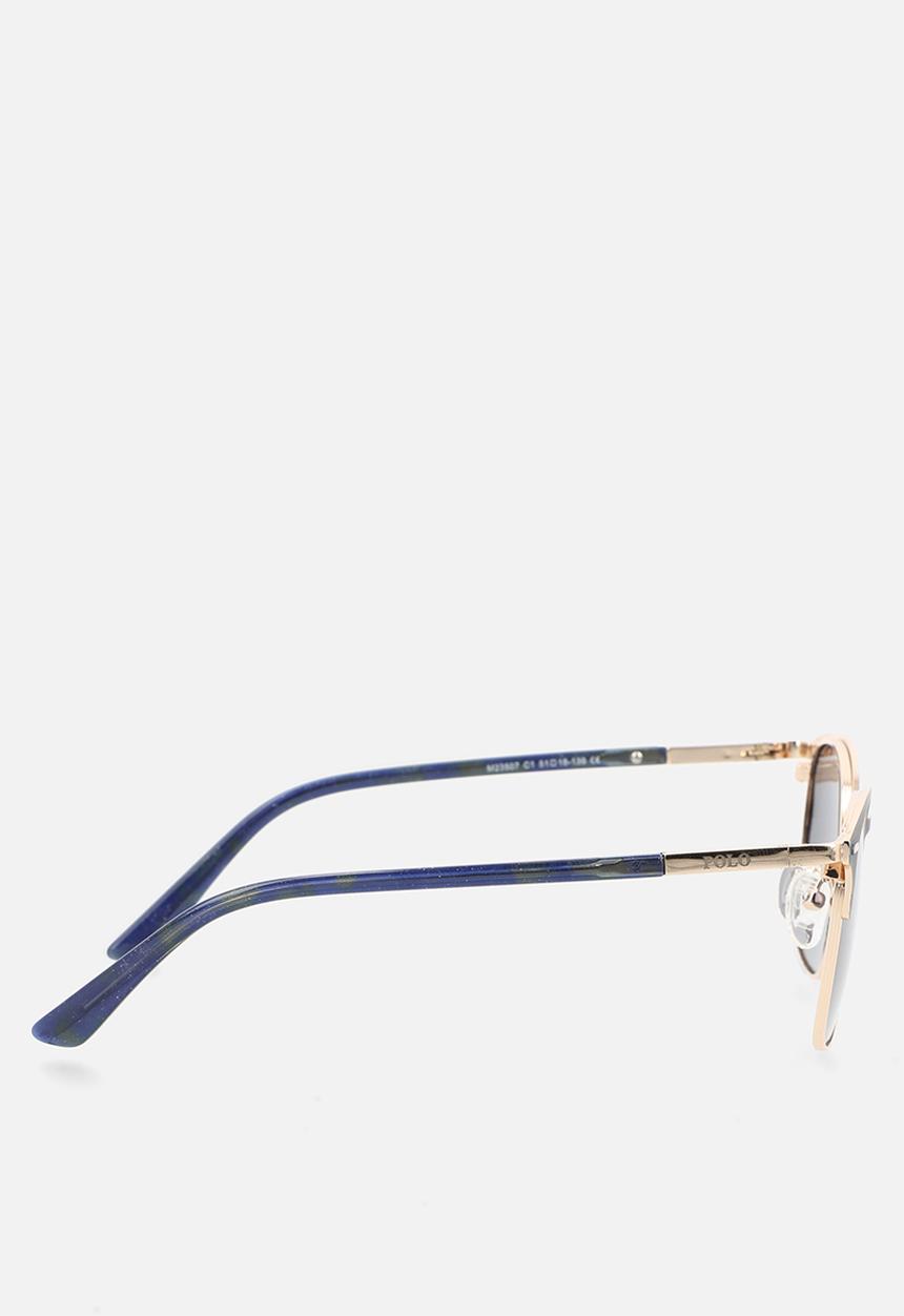 POLO - Polarised Cat Eye Sunglasses 51mm M23507X-C151   - Matte Navy