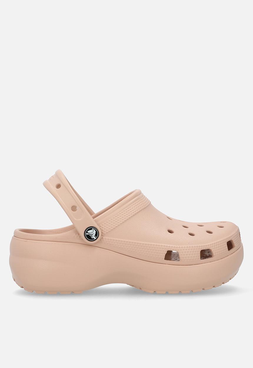 Crocs - Classic sic platform clogw-pink caramel