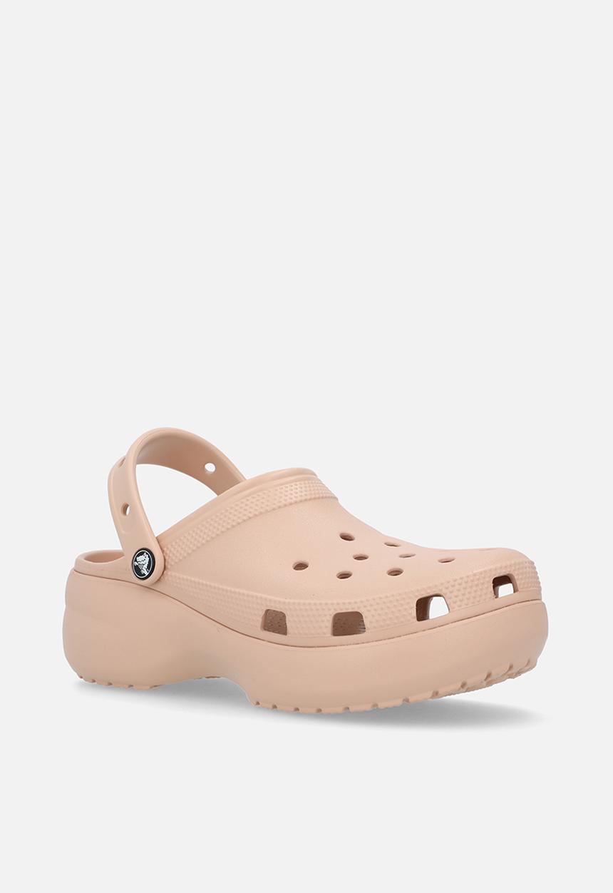 Crocs - Classic sic platform clogw-pink caramel