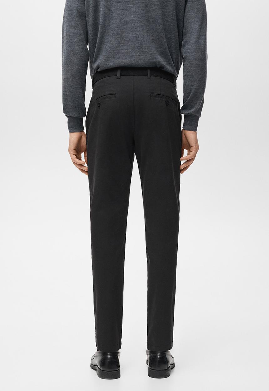 MANGO - Trousers Prato - Black