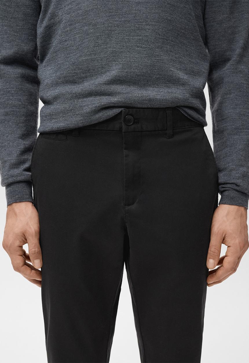 MANGO - Trousers Prato - Black