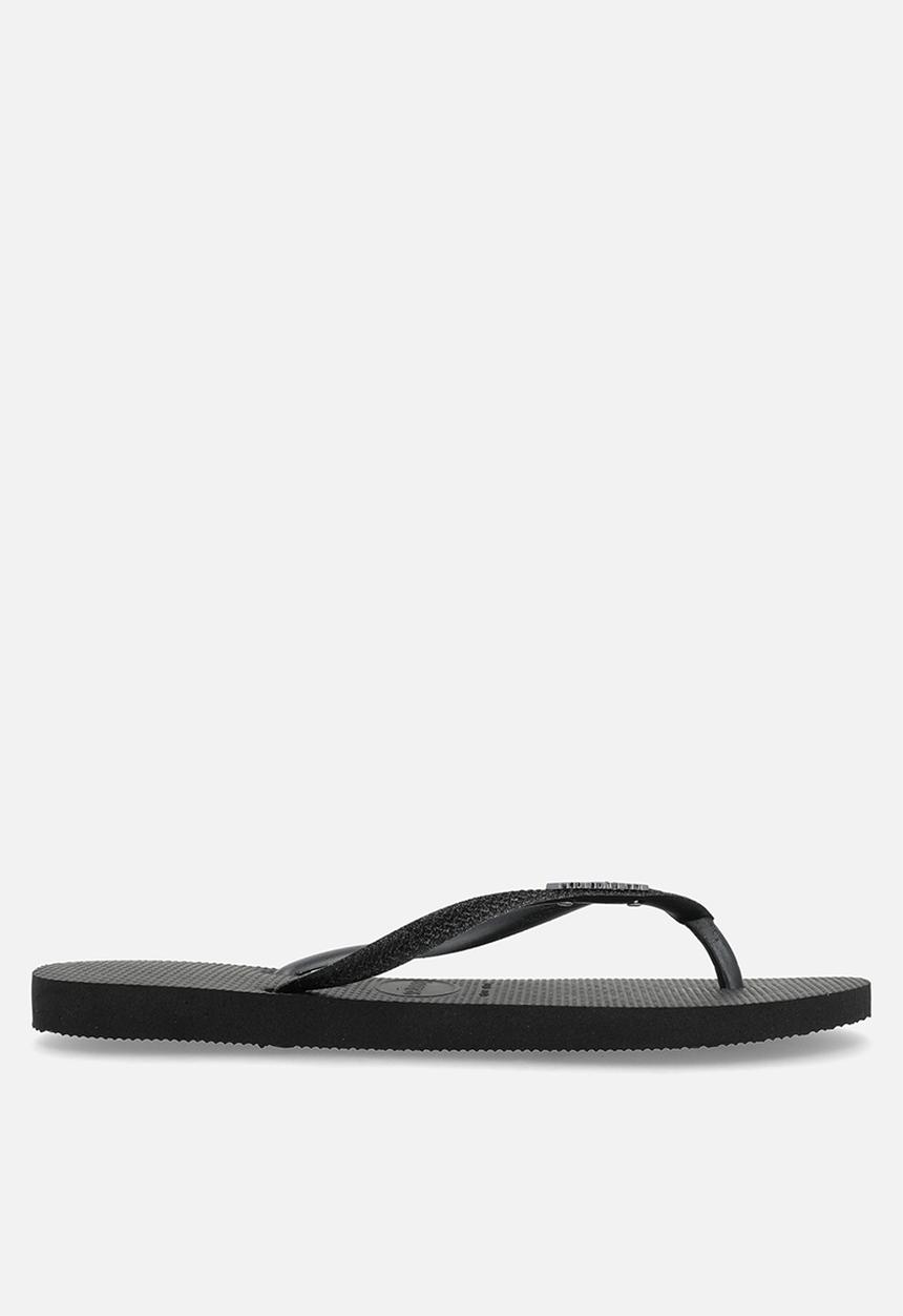 Havaianas - Slim glitter II  fc - black