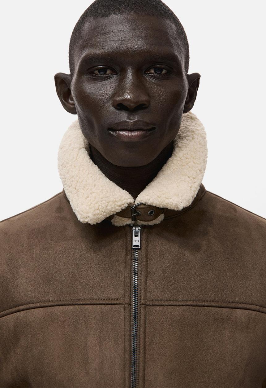 MANGO - Jacket Jay - Camel