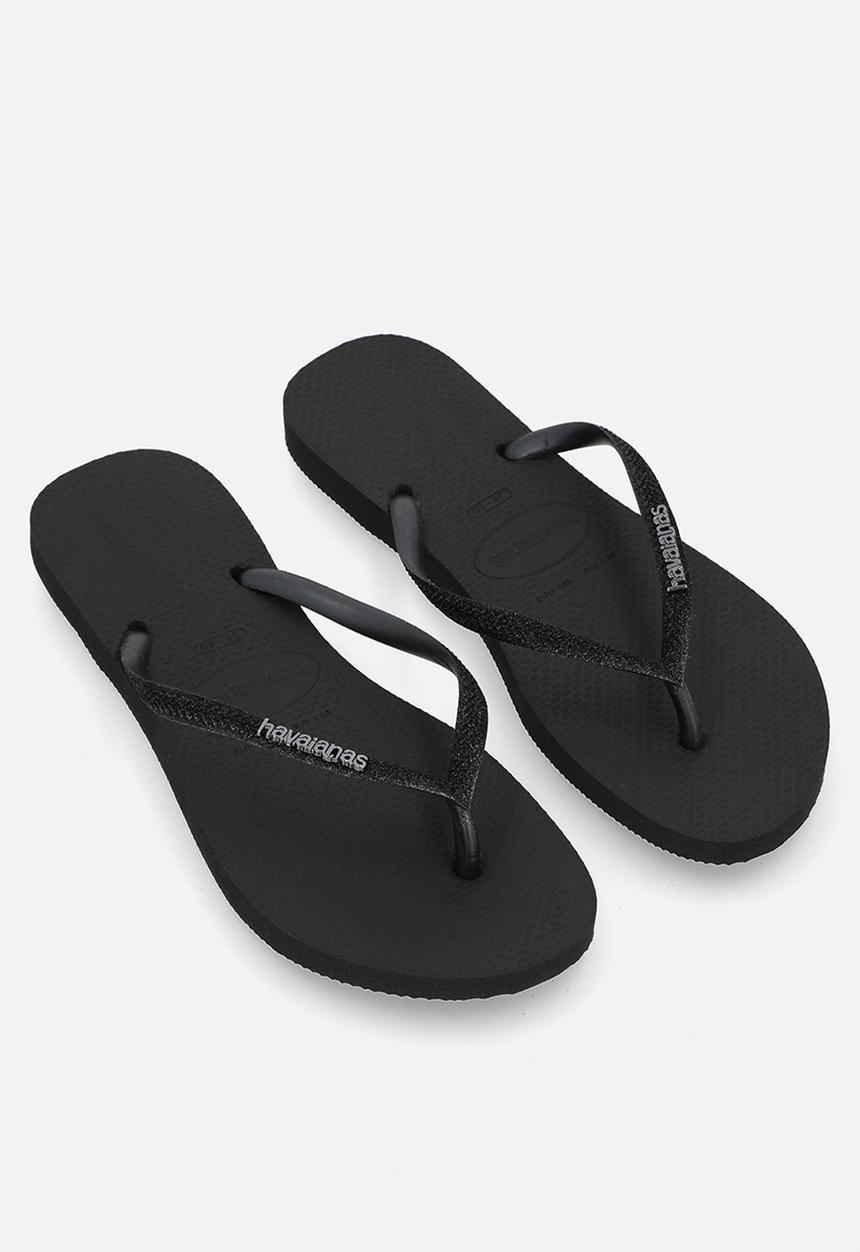 Havaianas - Slim glitter II  fc - black