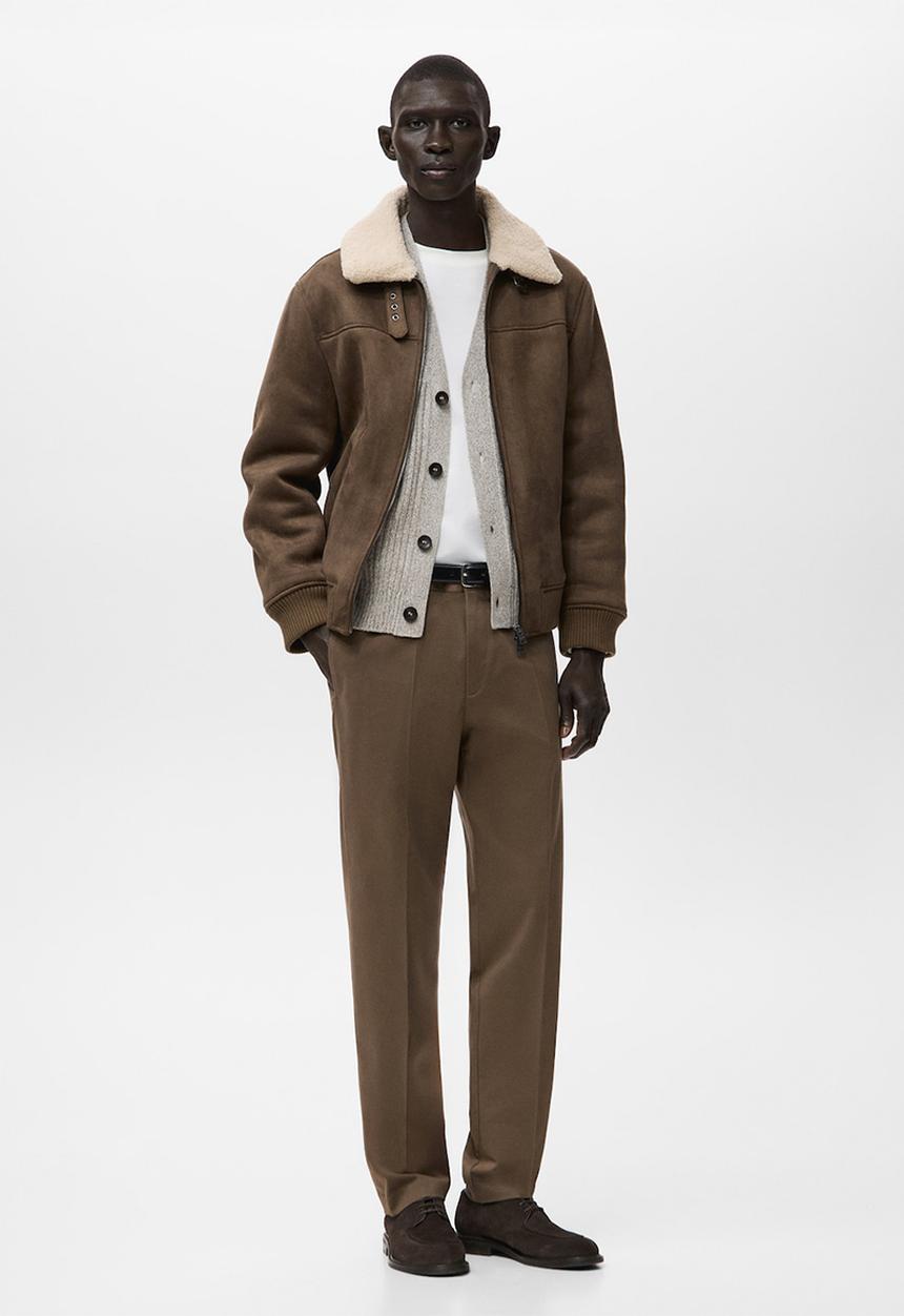 MANGO - Jacket Jay - Camel