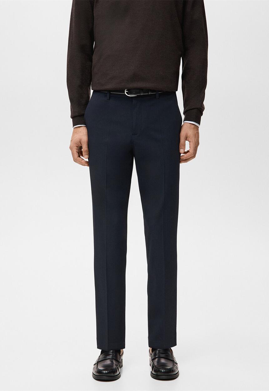 MANGO - Trousers Bologna - Navy