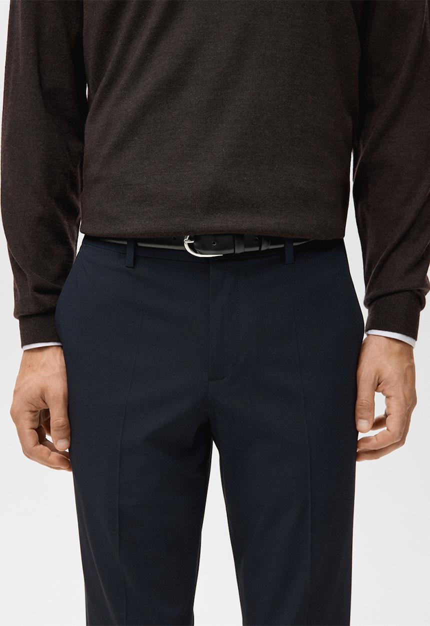 MANGO - Trousers Bologna - Navy