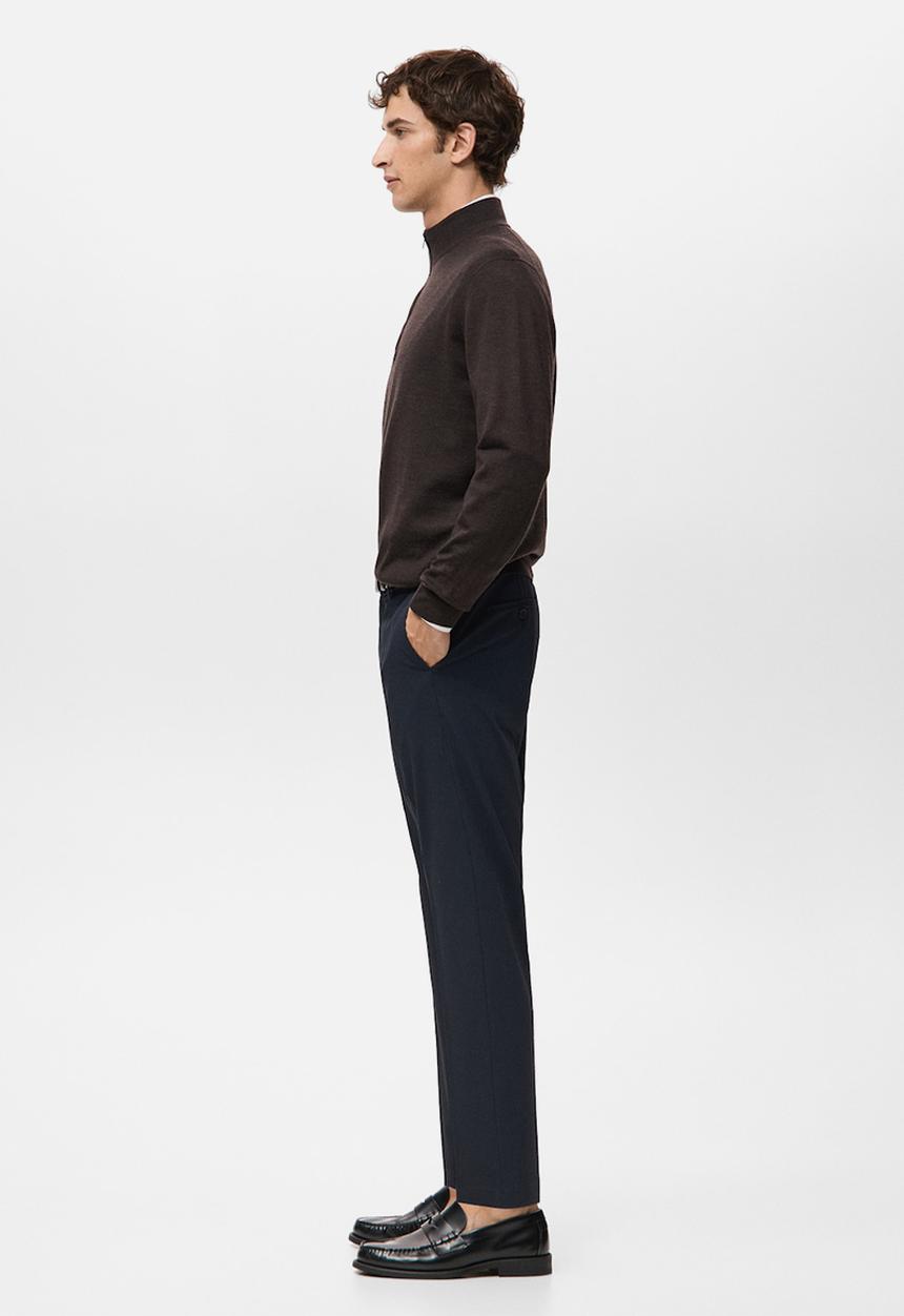MANGO - Trousers Bologna - Navy