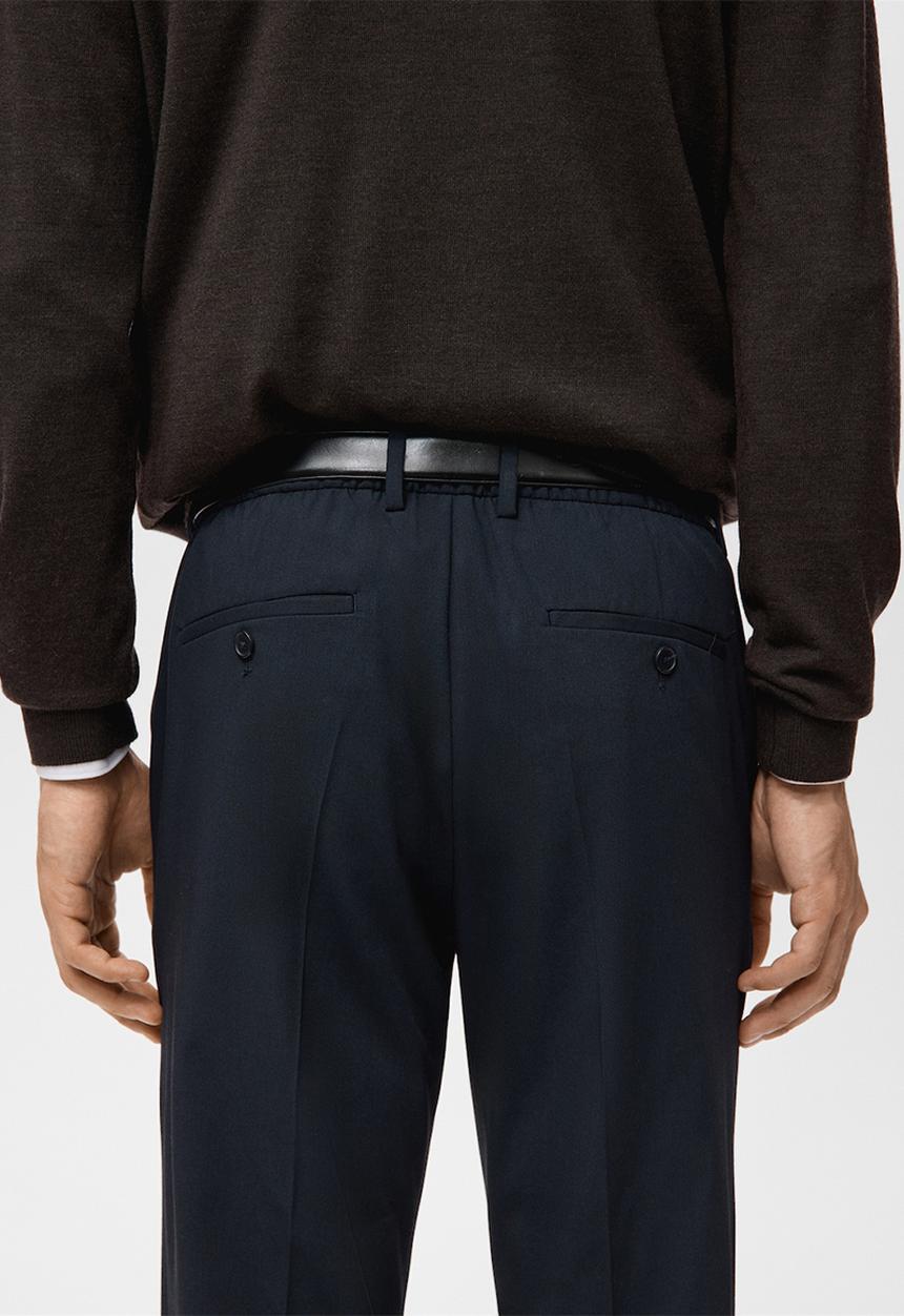 MANGO - Trousers Bologna - Navy