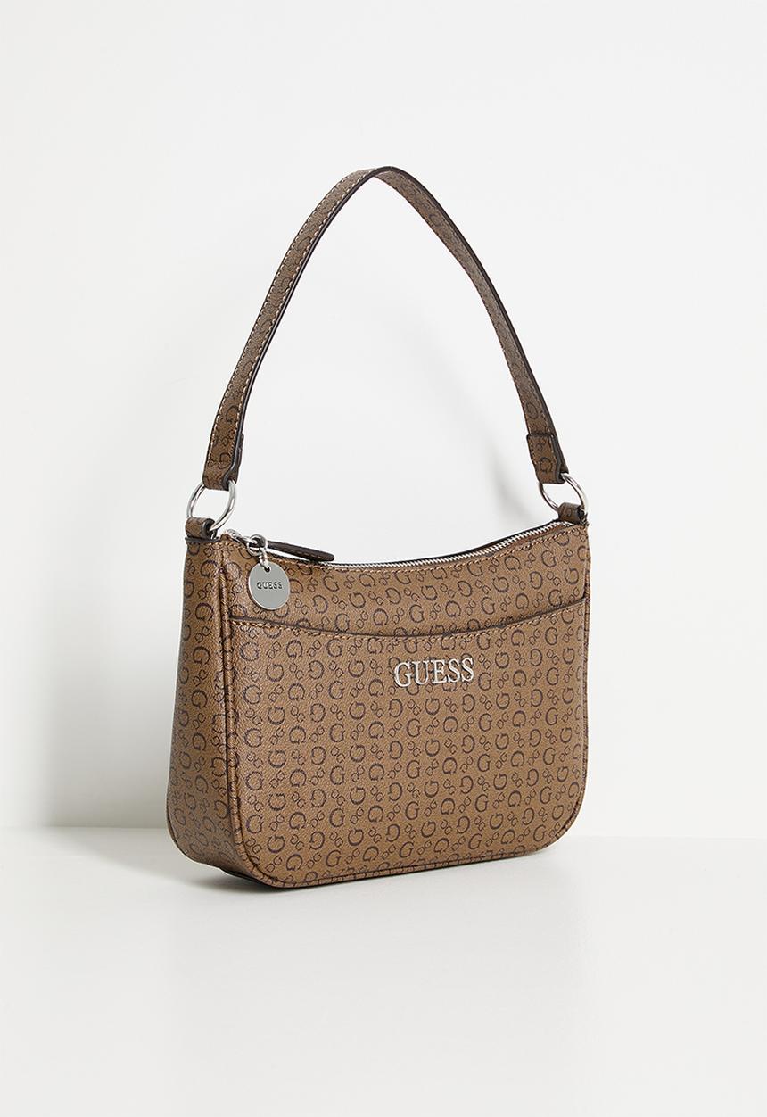 GUESS - Granby mini crossbody top zip bag - cocoa