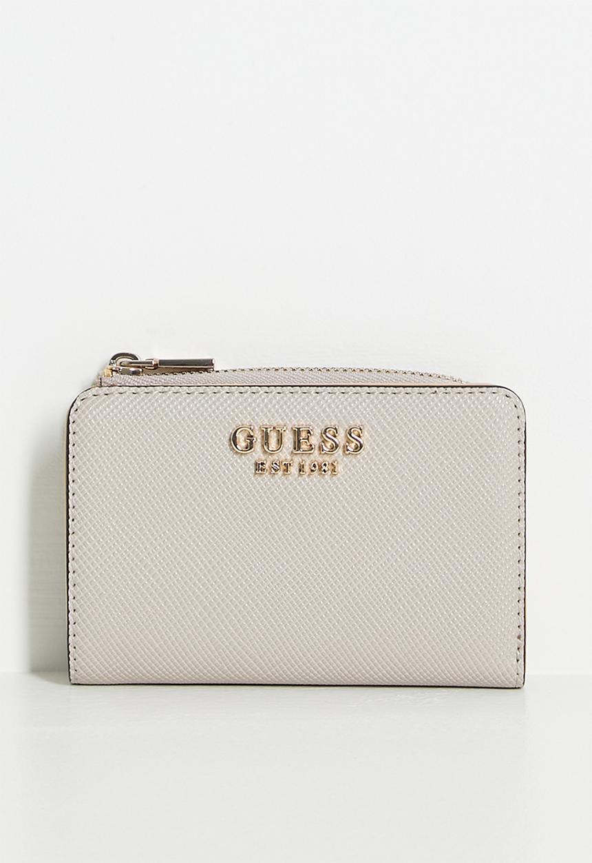 GUESS - Laurel ii sling zip card case- taupe
