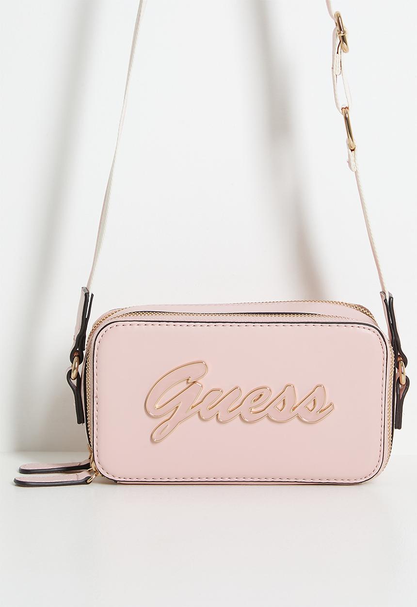 GUESS - Carrara mini crossbody bag - rose petal