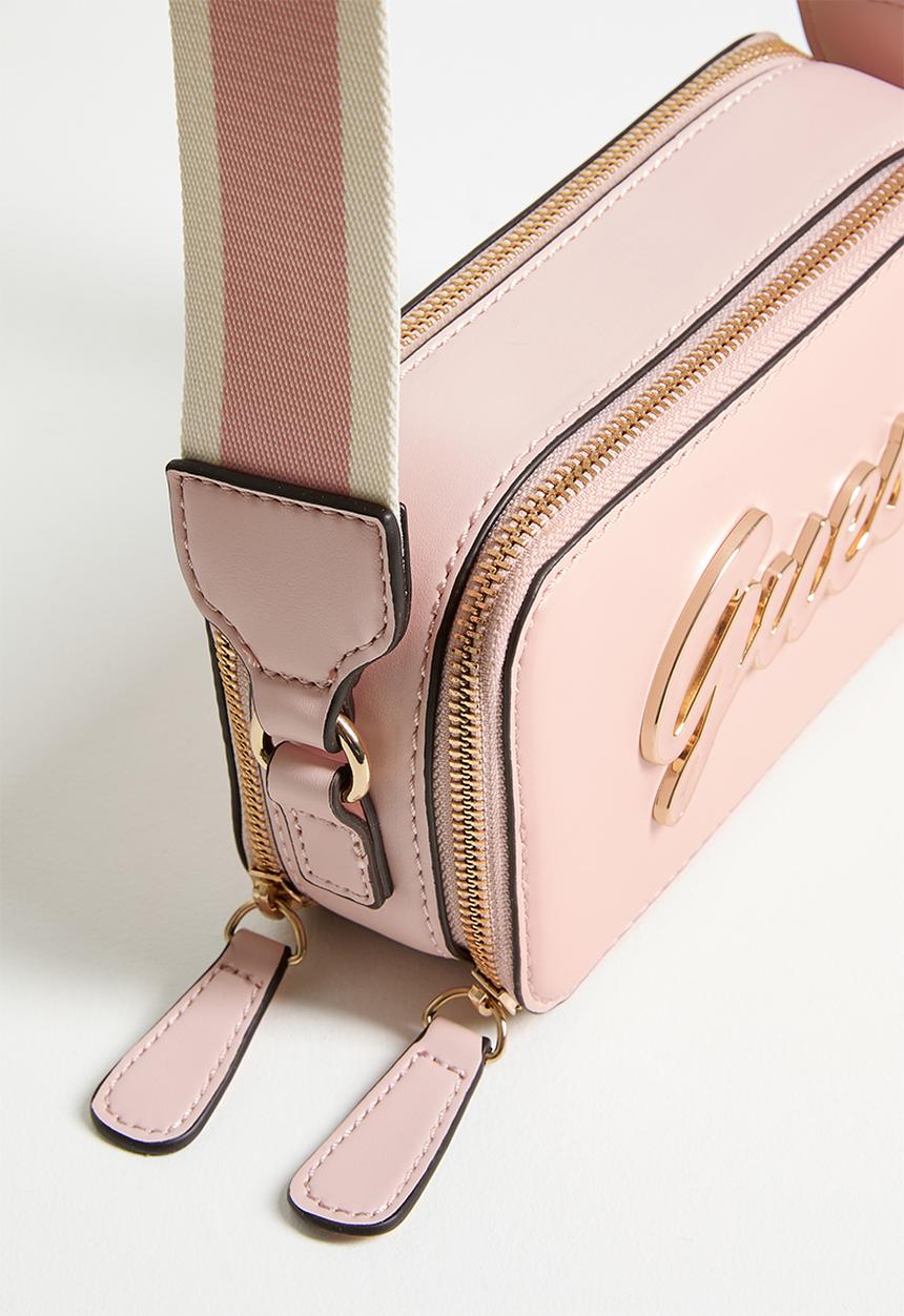 GUESS - Carrara mini crossbody bag - rose petal
