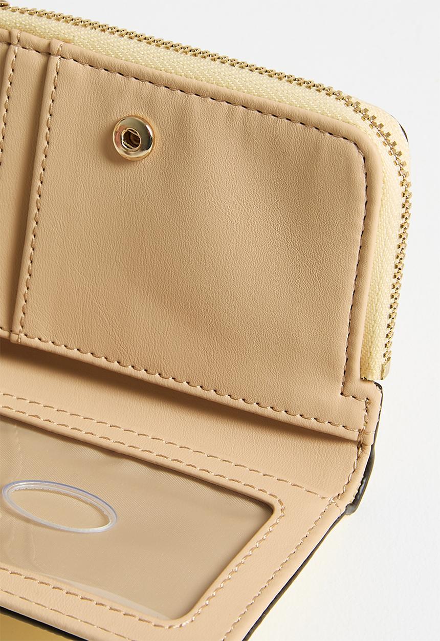 GUESS - Laurel ii sling zip card case- yellow