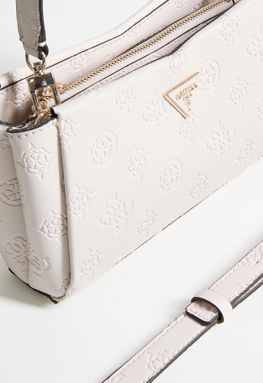 GUESS - Tisha crossbody bag-cream