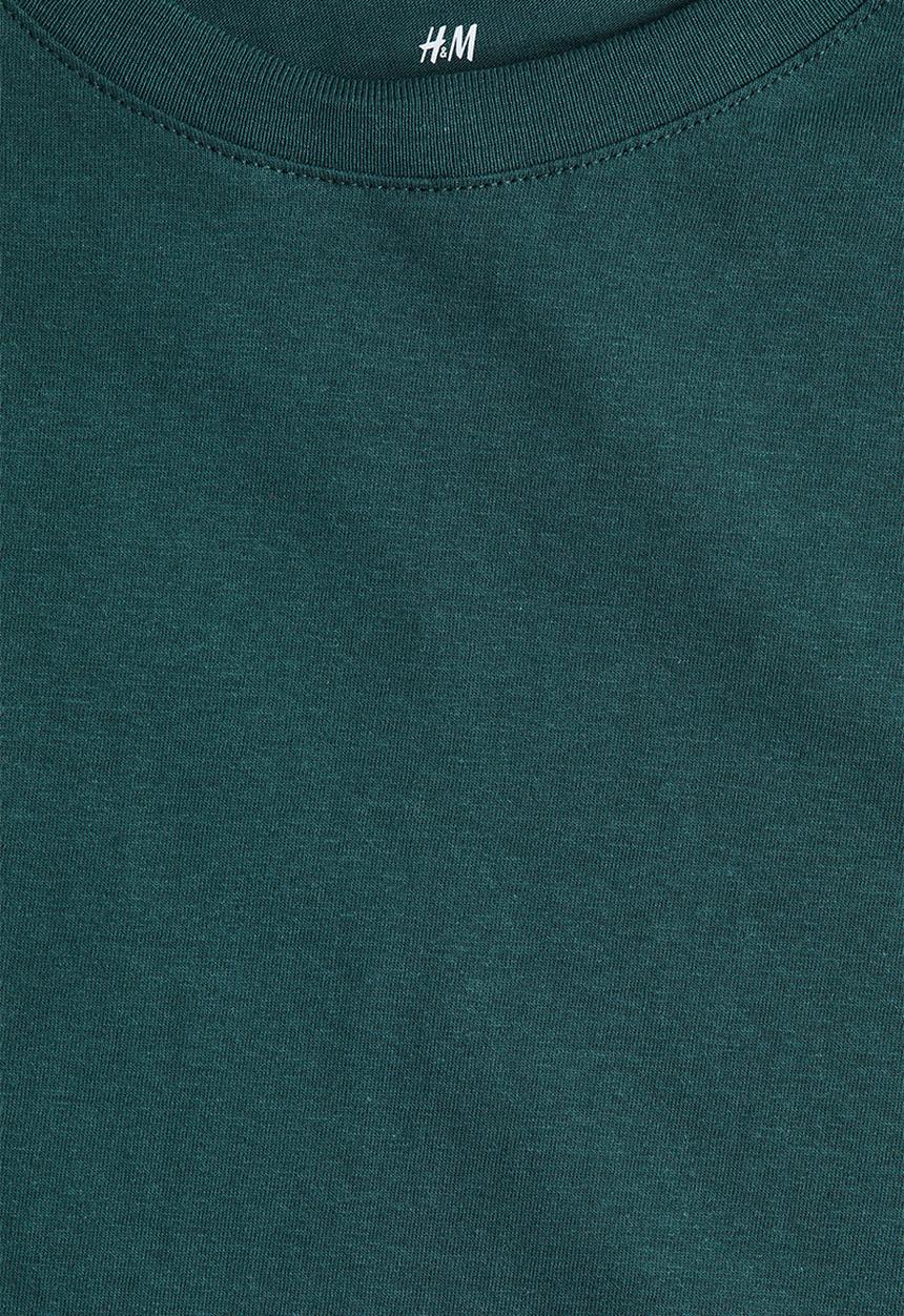 H&M - 3-pack t-shirts -  turquoise/grey marl 
