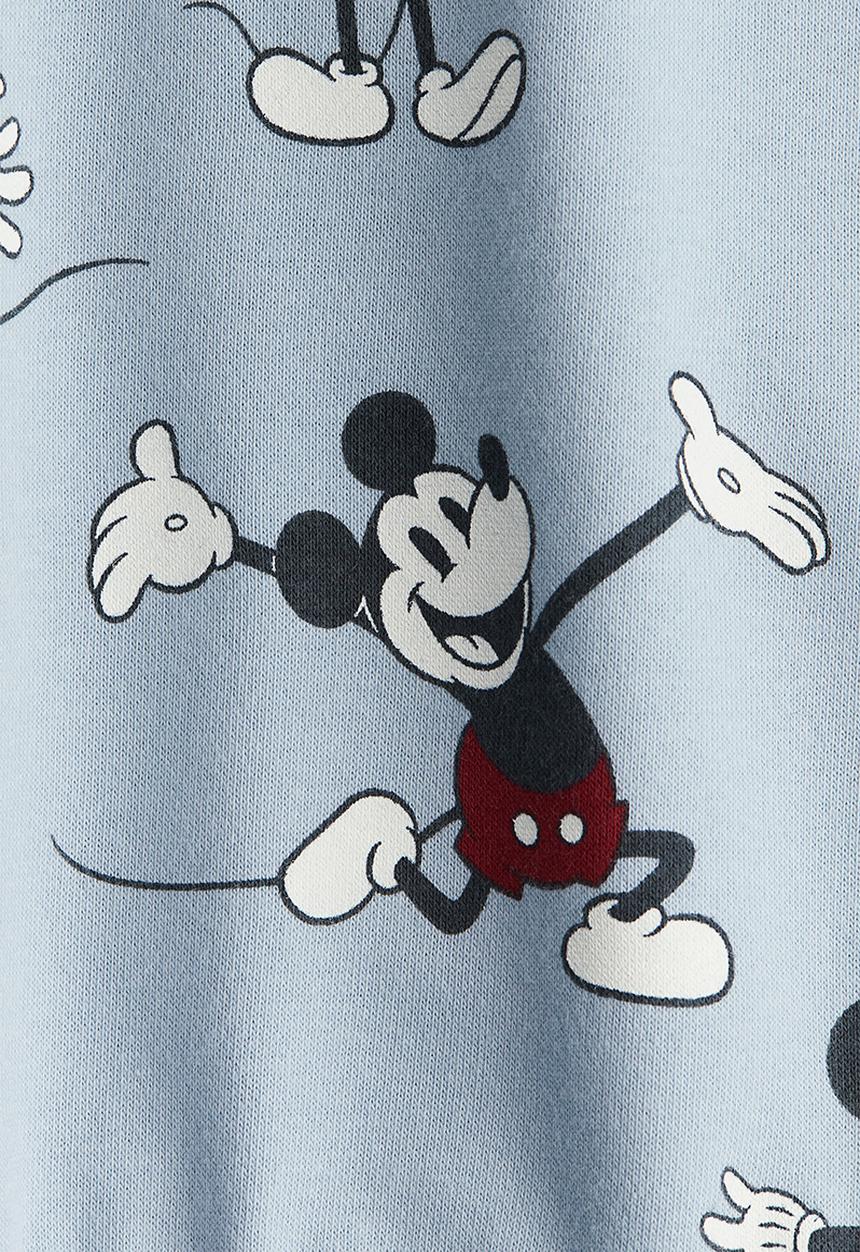 H&M - Printed sweatshirt - light blue mickey mouse