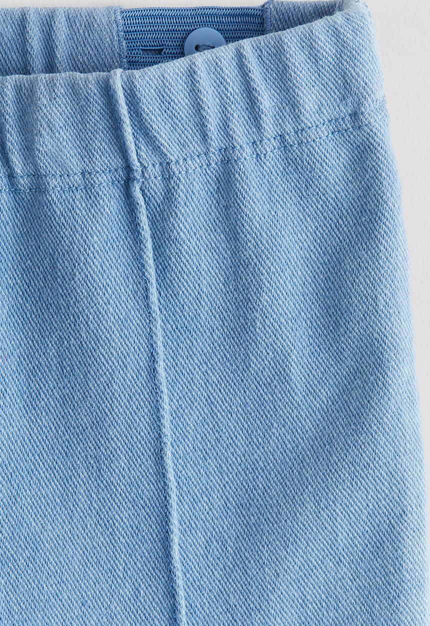 H&M - Pintuck leggings - light blue