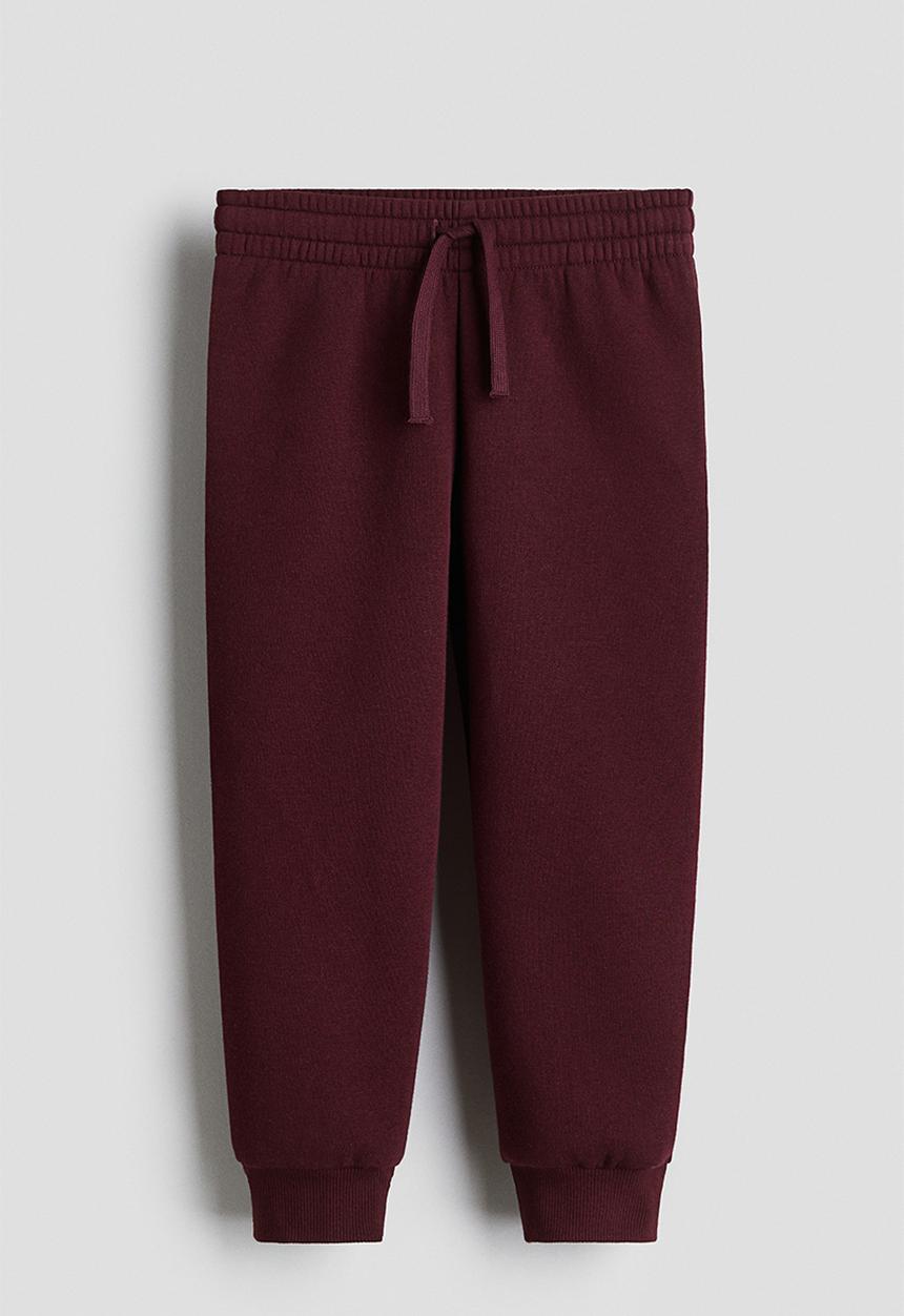 H&M - Brushed-inside joggers - dark red