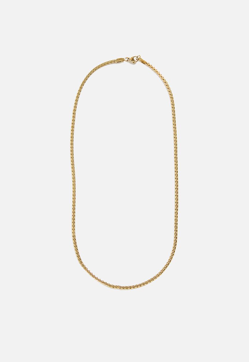 Zoe on Trend - Soft Venetian Link Necklace - Gold