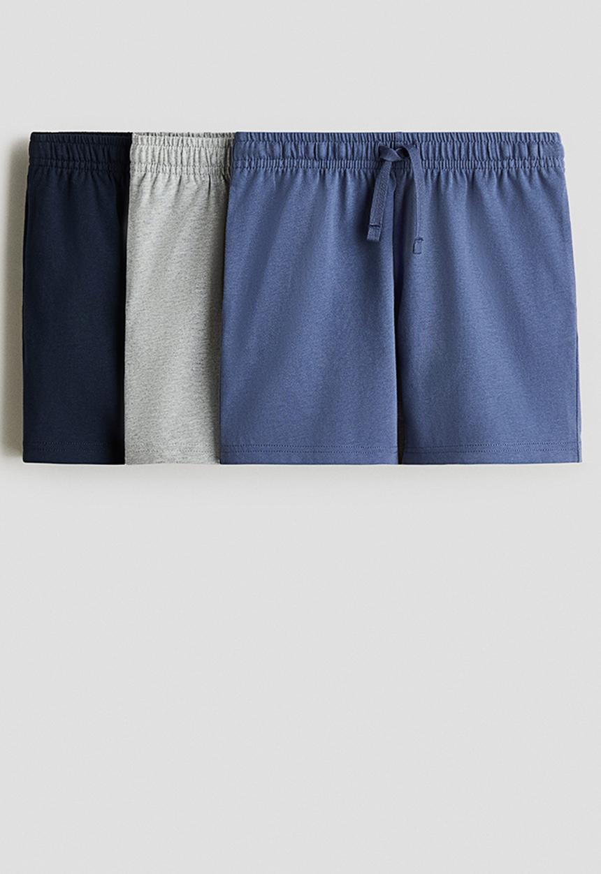 H&M - 3 pack cotton shorts - multi