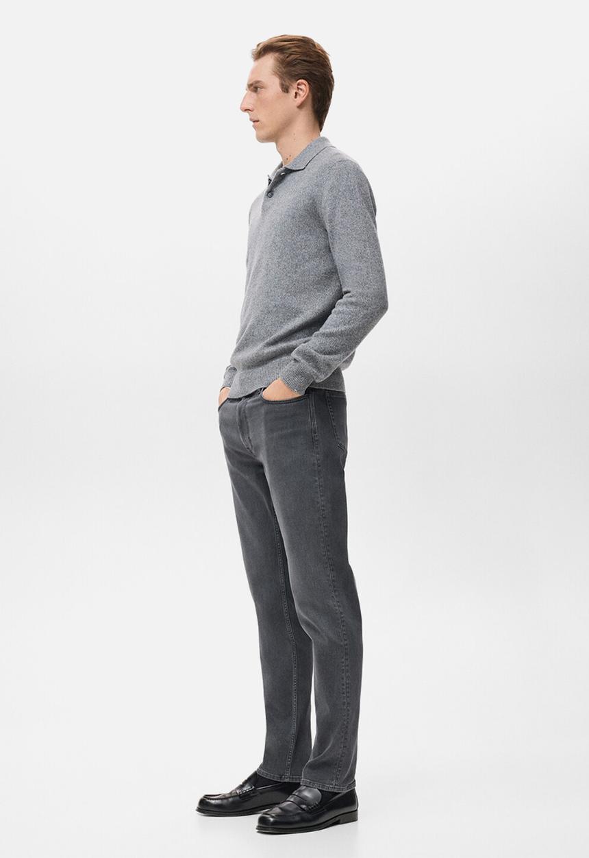 MANGO - Jeans Patrick - Open Gray