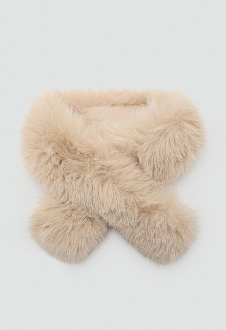 MANGO - Scarf Mink2 - Light Beige