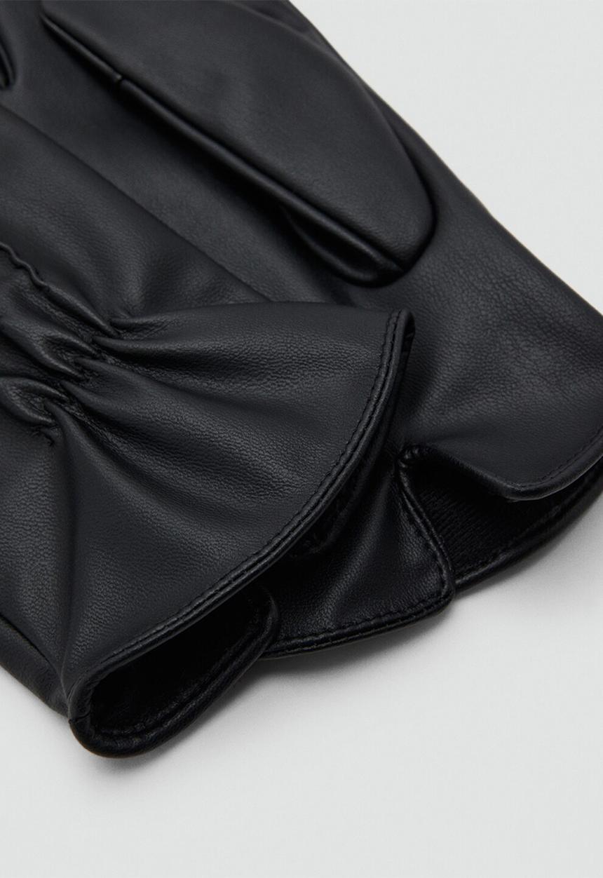 MANGO - Telma gloves-black
