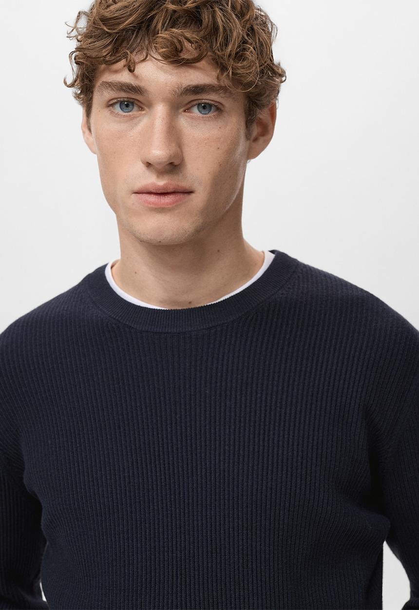 MANGO - Sweater Antigua - Navy