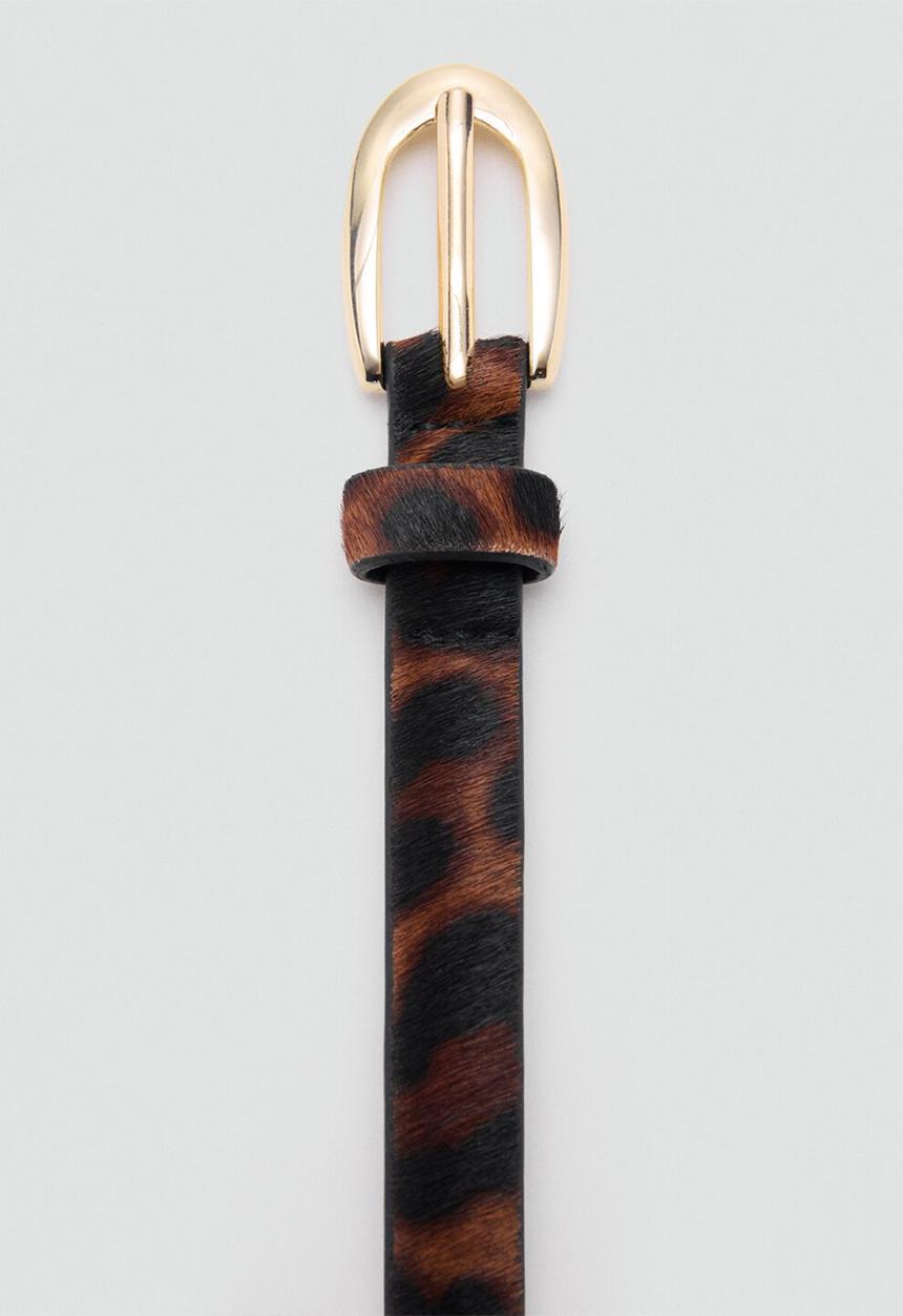 MANGO - Nestor belt - black & brown
