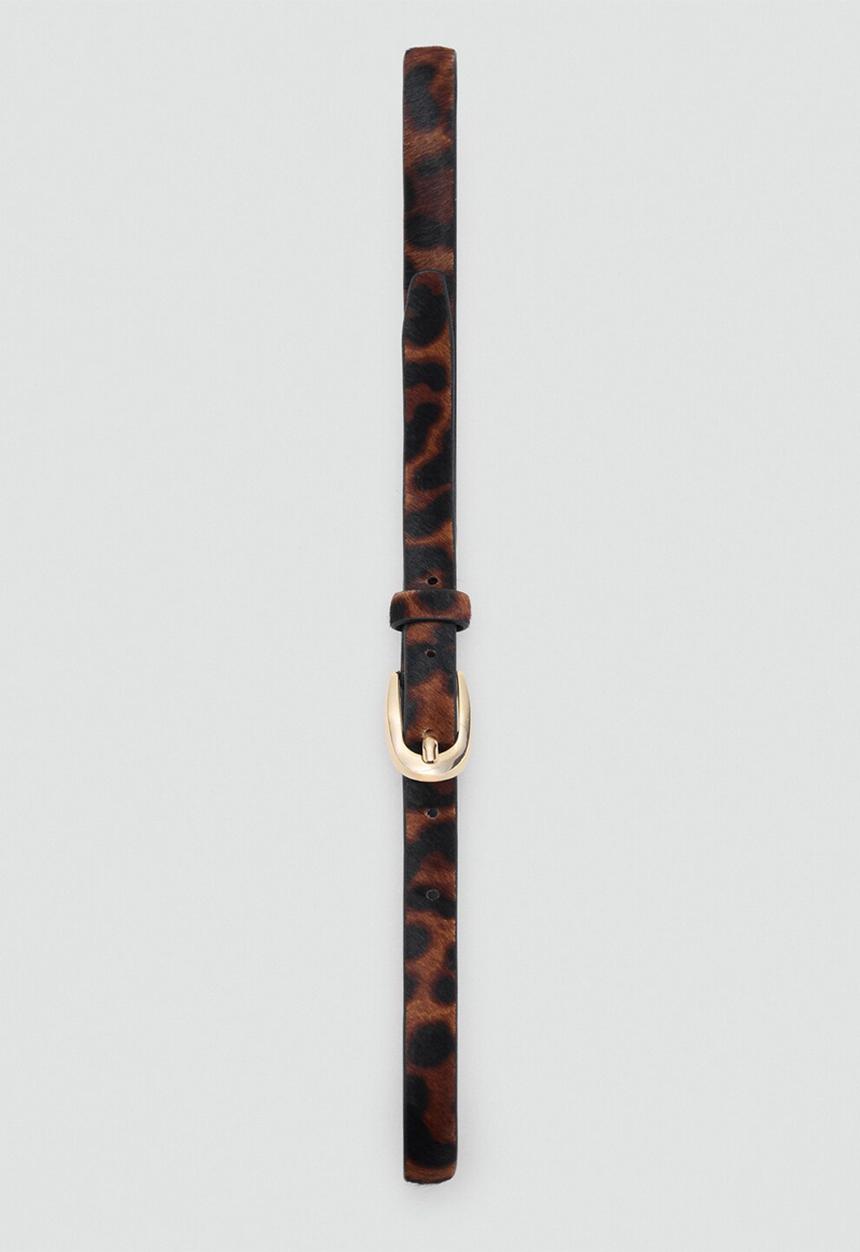 MANGO - Nestor belt - black & brown