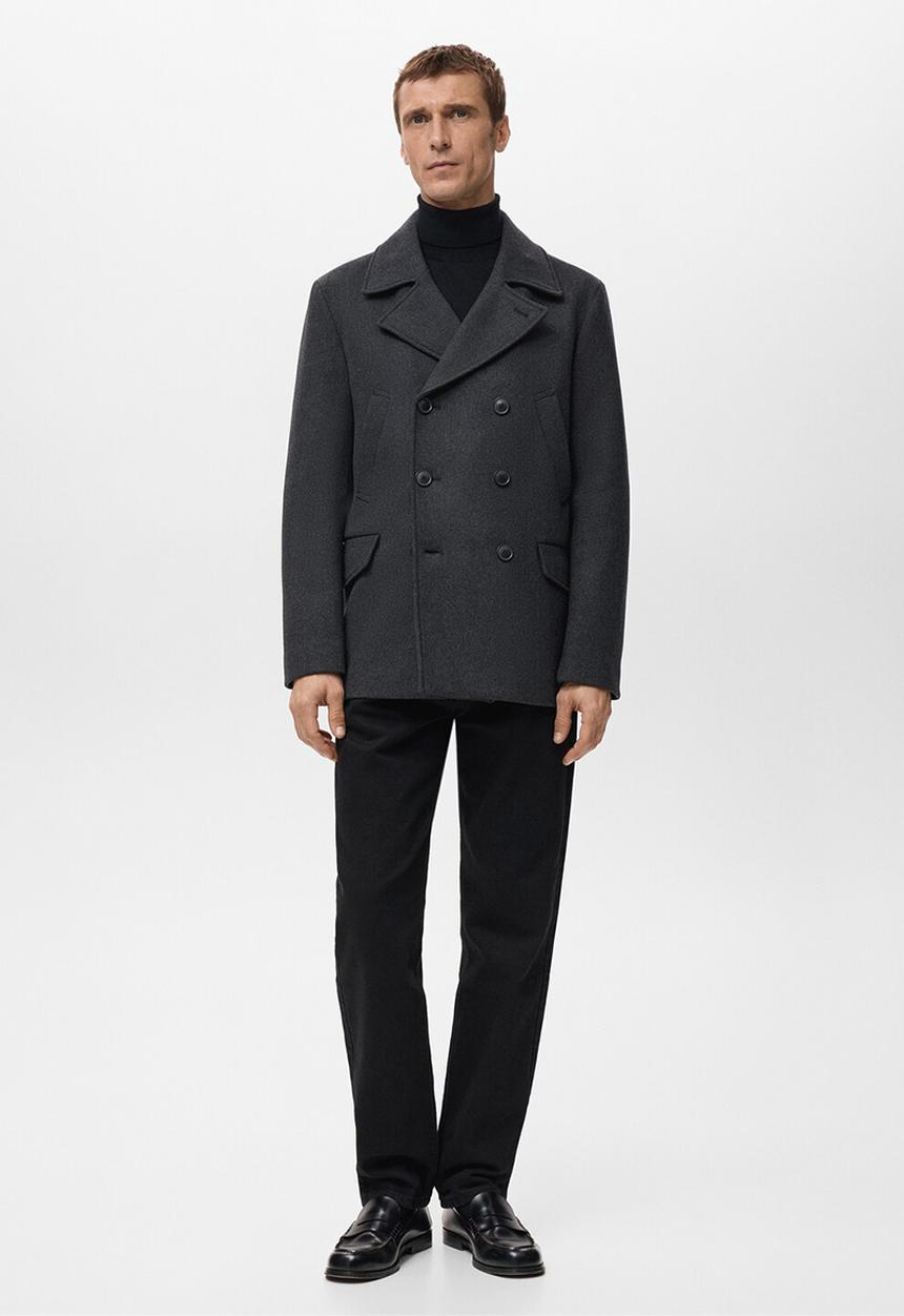 MANGO - Coat Steve - Medium Gray