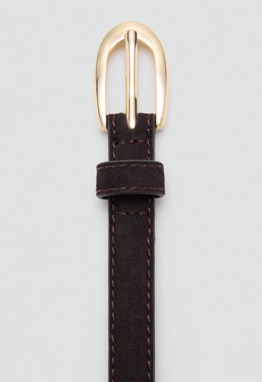 MANGO - Belt Nestors - Dark Brown