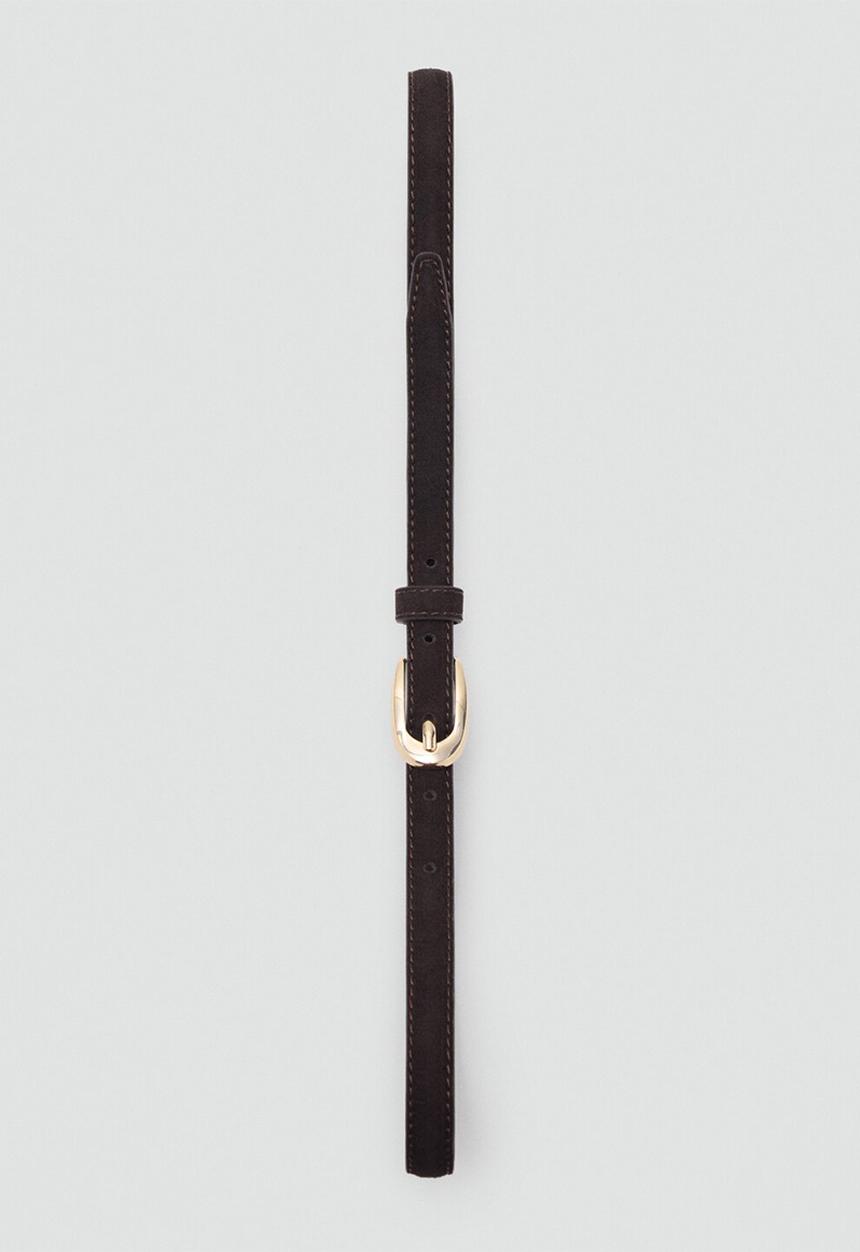 MANGO - Belt Nestors - Dark Brown