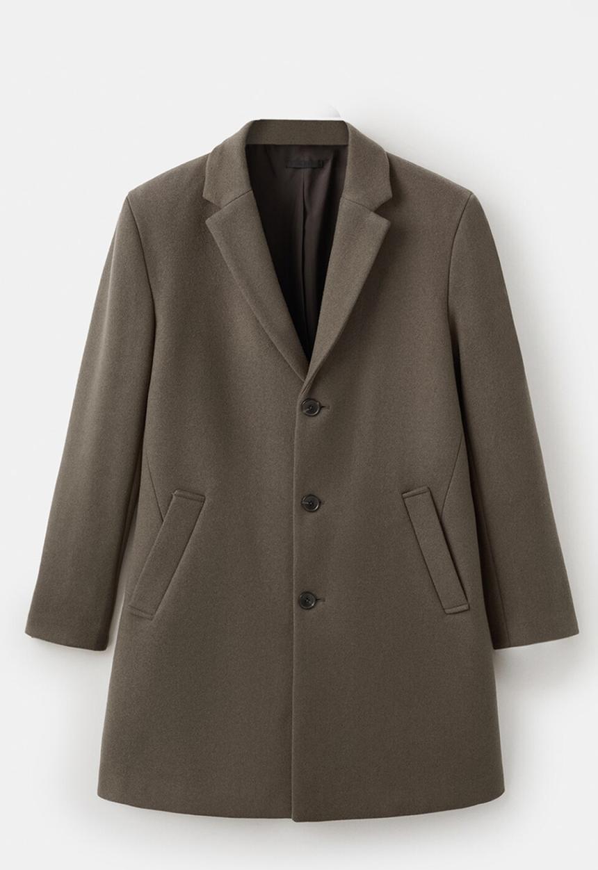 MANGO - Coat Uriel - Light-Brown