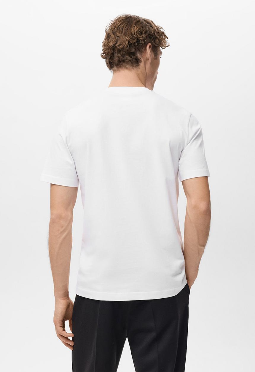 MANGO - TShirt Cherlo - White