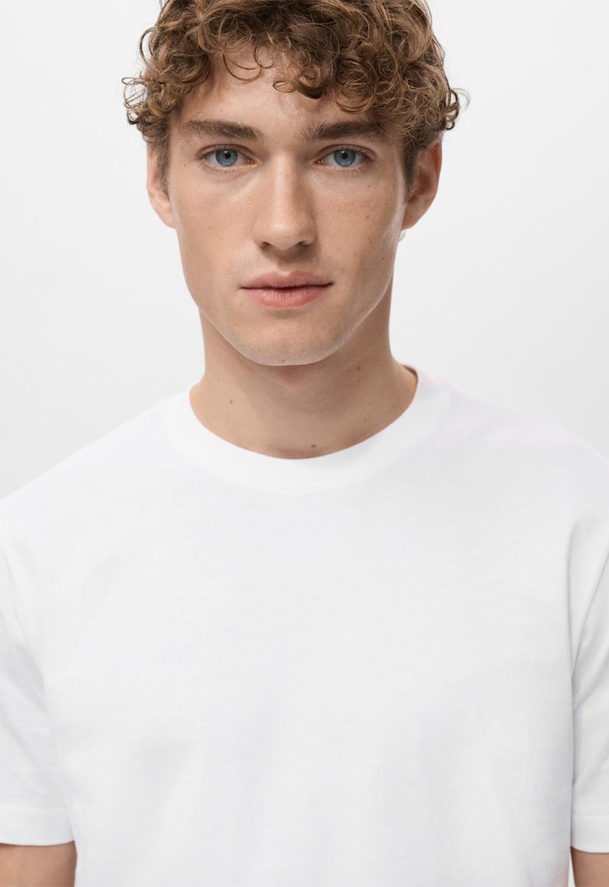 MANGO - TShirt Cherlo - White