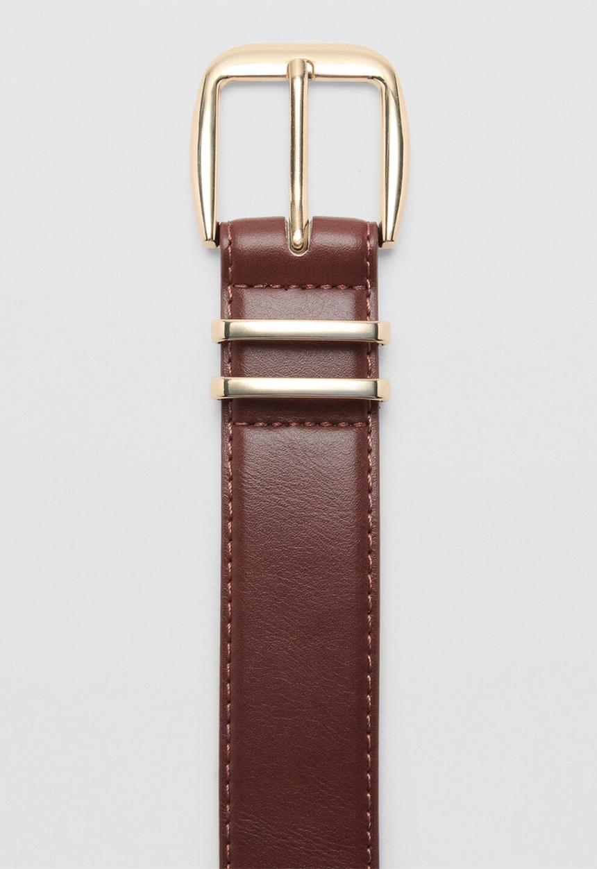 MANGO - Nash2 belt-brown