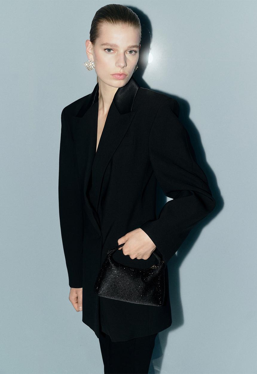 MANGO - Aina handbag-black