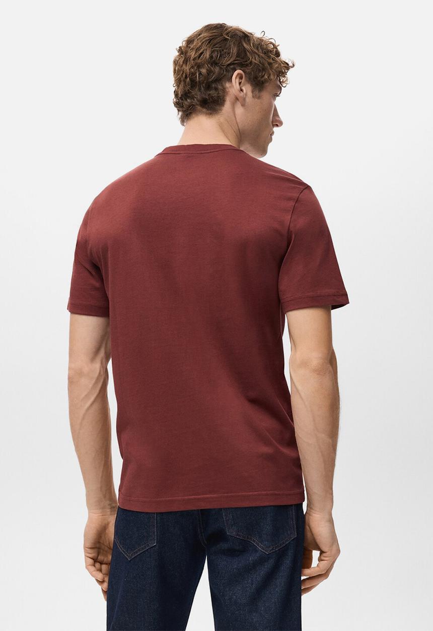 MANGO - TShirt Cherlo - Dark Red