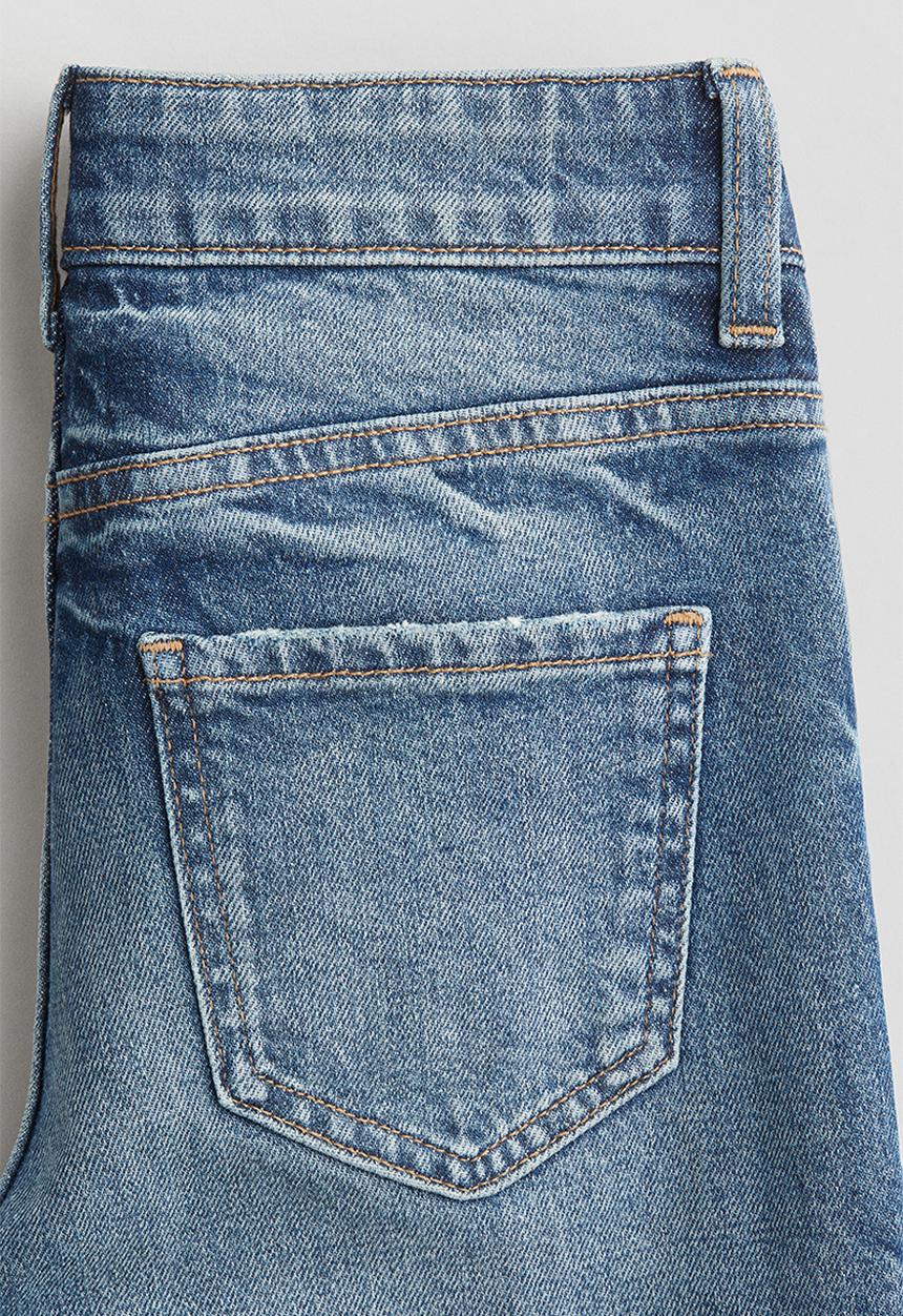 H&M - Baggy fit bootcut leg jeans - denim blue