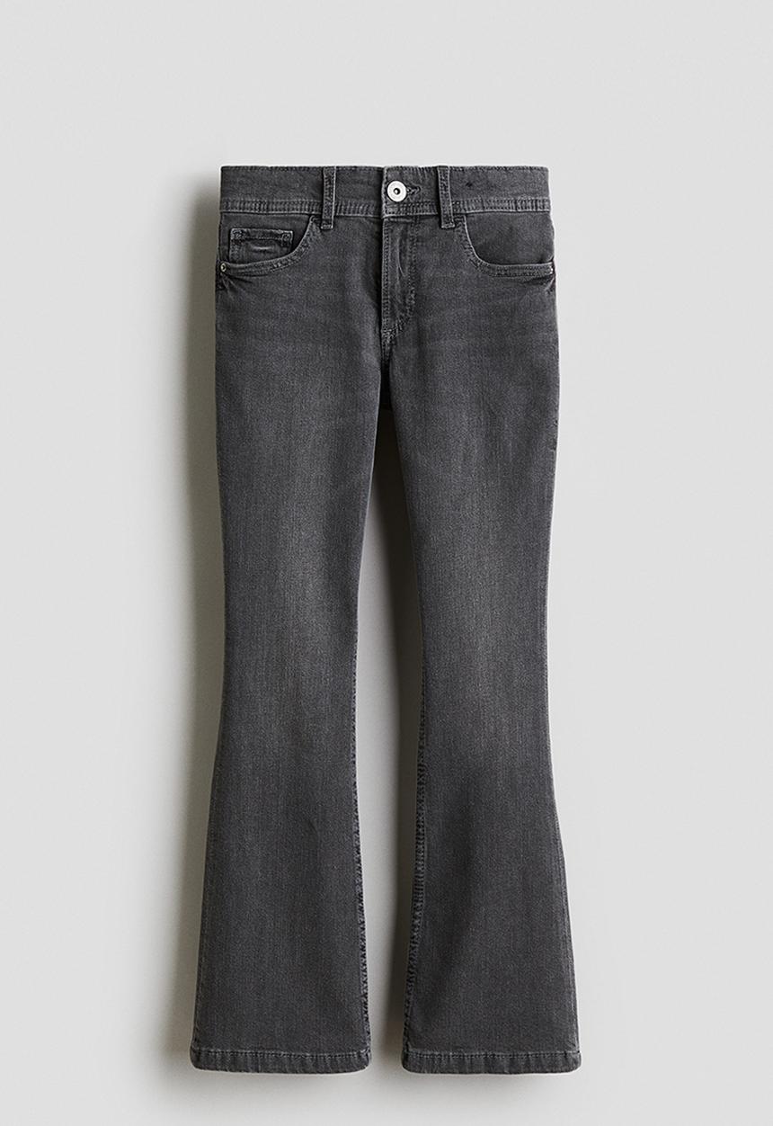 H&M - Flared leg low jeans - dark grey