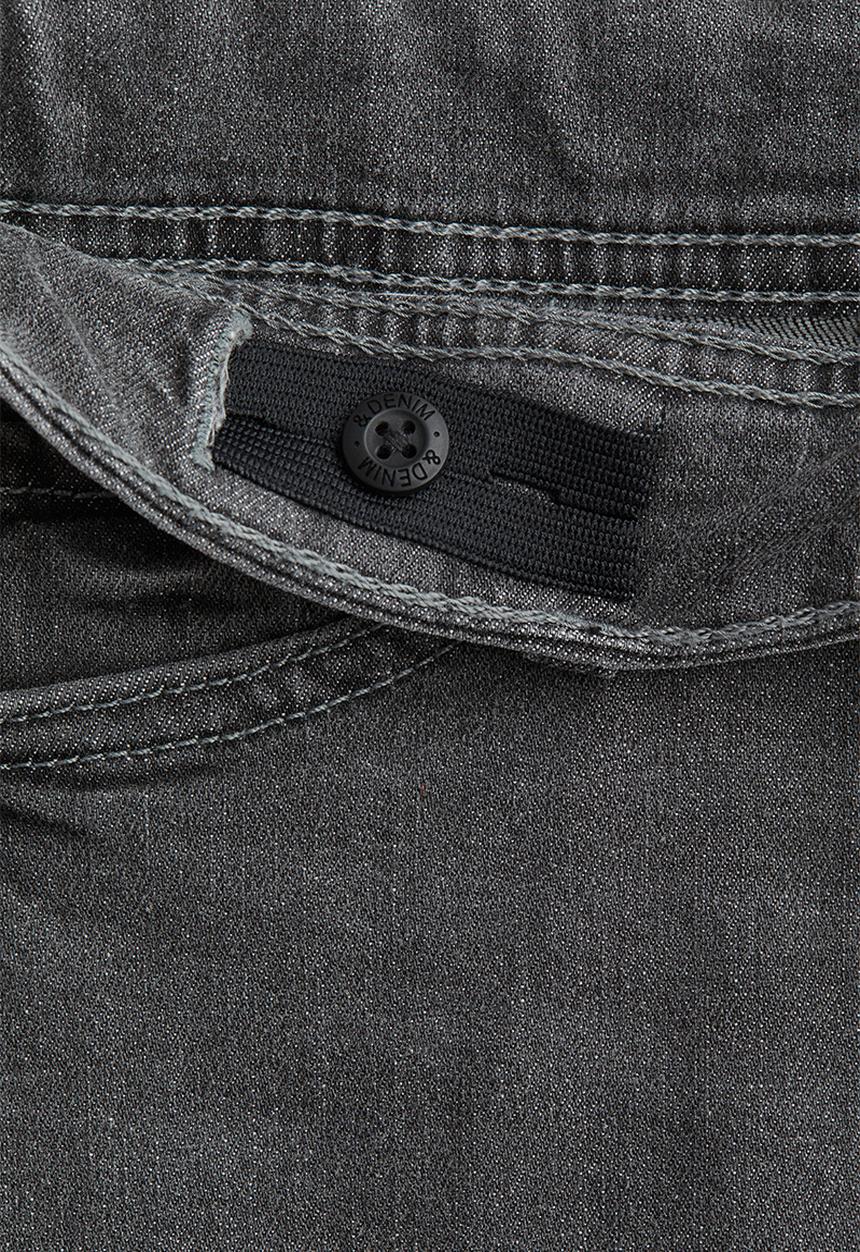 H&M - Flared leg low jeans - dark grey