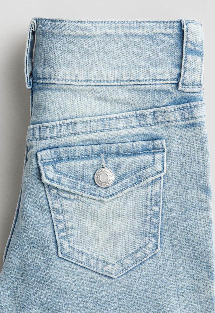 H&M - Bootcut leg low jeans - light denim blue