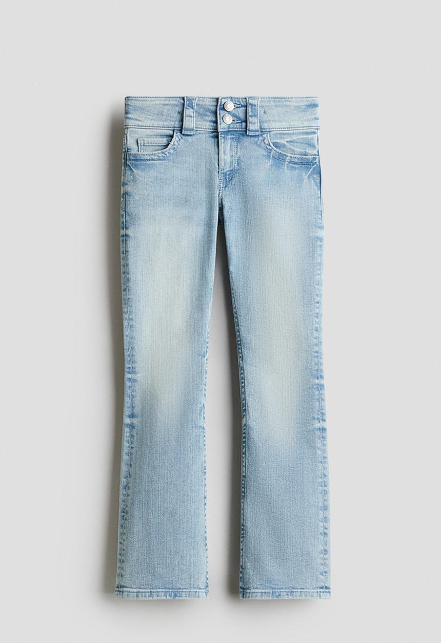 H&M - Bootcut leg low jeans - light denim blue