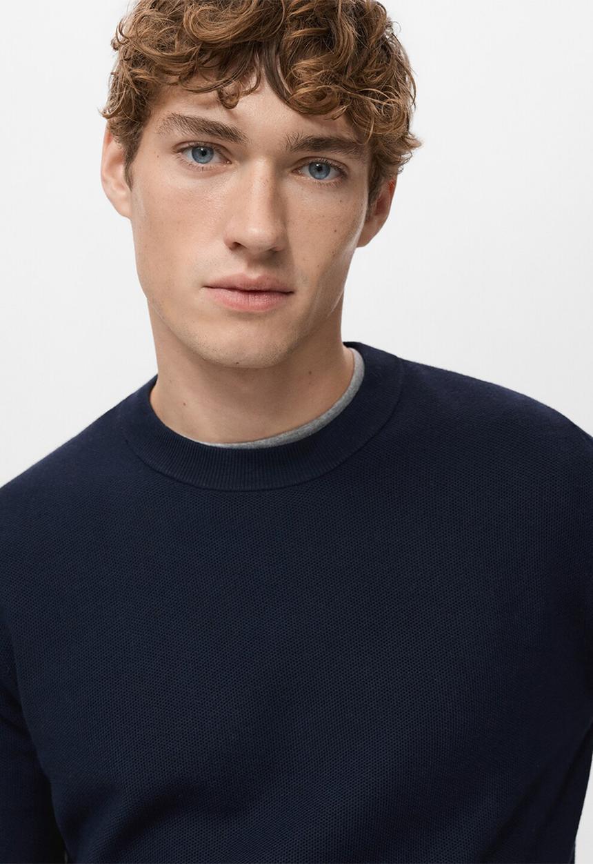 MANGO - Sweater Ten - Navy