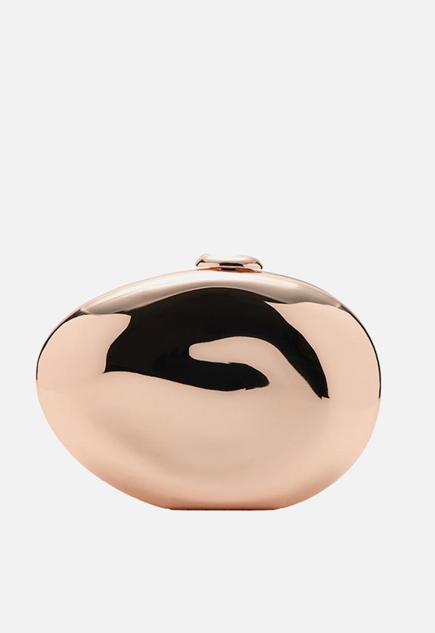 MANGO - Bean handbag-gold
