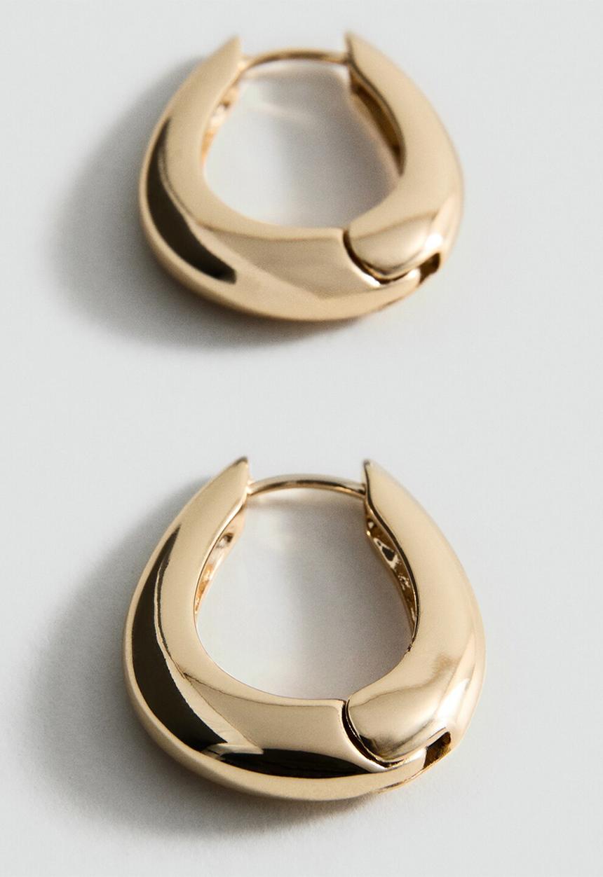 MANGO - Dali earrings-gold