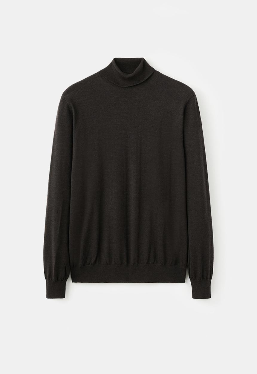 MANGO - Sweater Willyt - Dark Brown